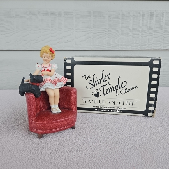 Nostalgia Collectibles Other - Shirley Temple Stand Up & Cheer Figurine Porcelain Nostalgia Collectible VTG